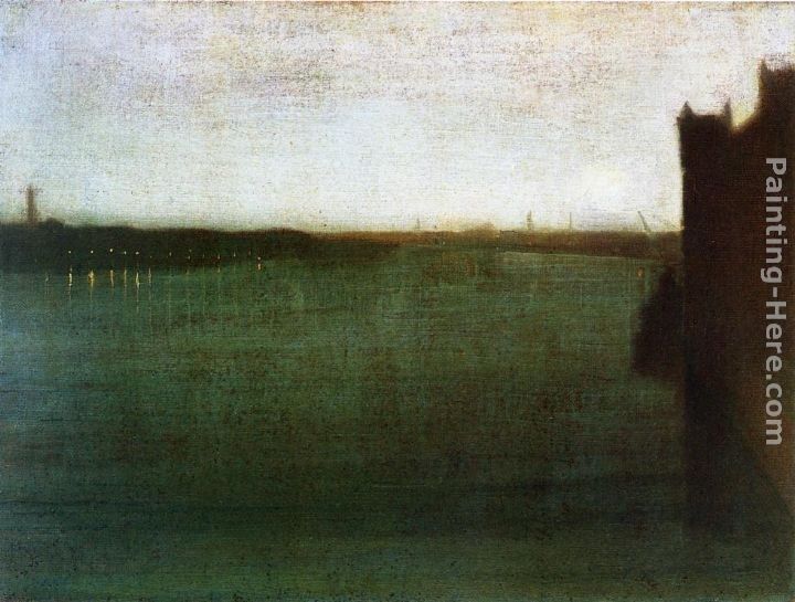James Abbott McNeill Whistler Nocturne Grey and Gold